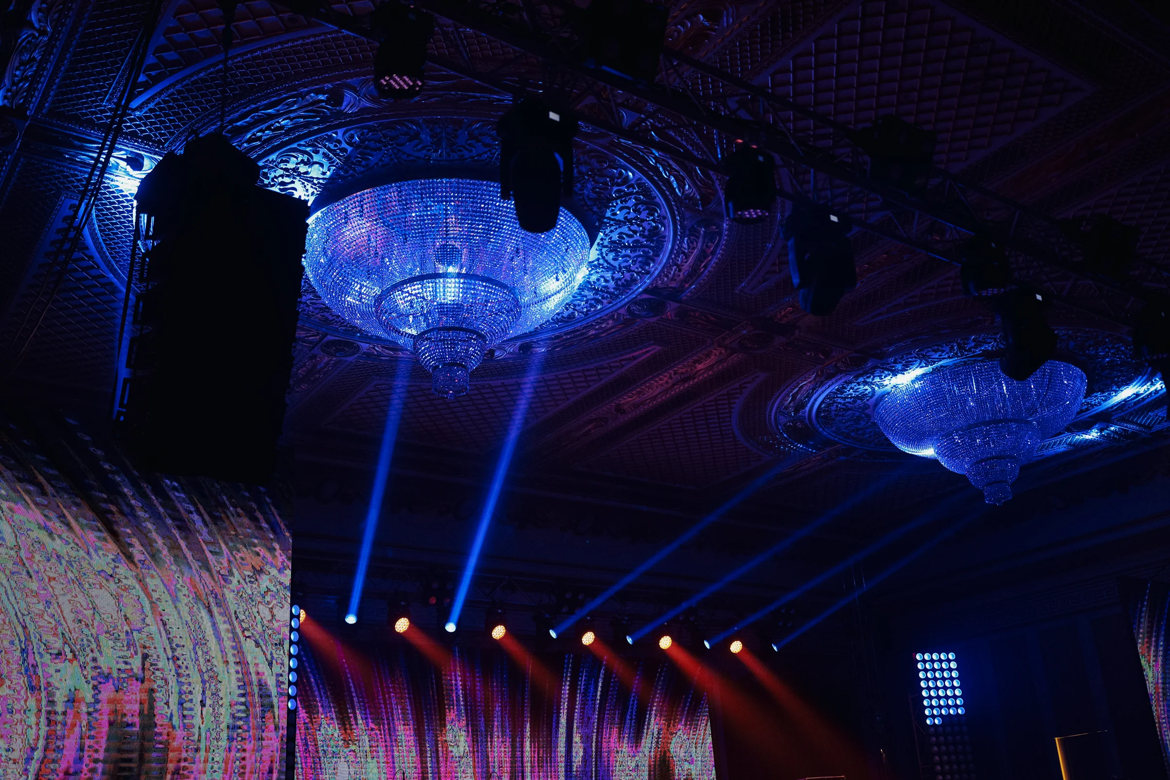 Chef performance during the gala dinner